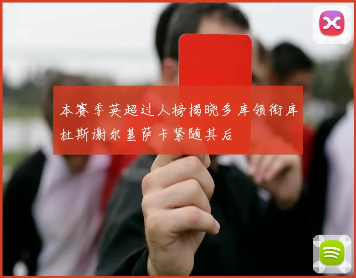 本赛季英超过人榜揭晓多库领衔库杜斯谢尔基萨卡紧随其后